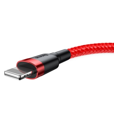 Baseus kabel Cafule USB - Lightning 1,0m 2,4A czerwony Baseus kabel Cafule USB - Lightning 1,0m 2,4A czerwony