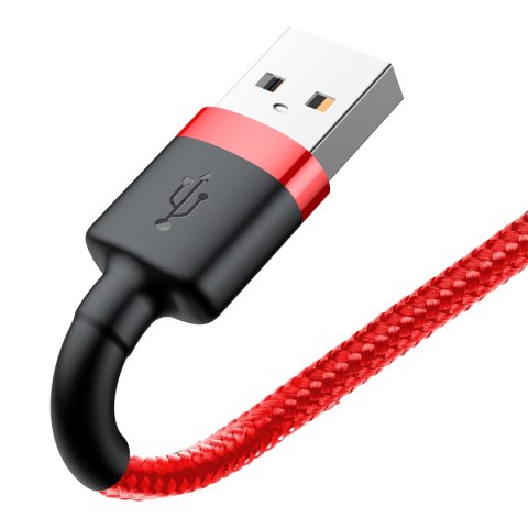 Baseus kabel Cafule USB - Lightning 1,0m 2,4A czerwony Baseus kabel Cafule USB - Lightning 1,0m 2,4A czerwony