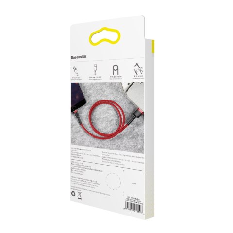 Baseus kabel Cafule USB - Lightning 1,0m 2,4A czerwony Baseus kabel Cafule USB - Lightning 1,0m 2,4A czerwony
