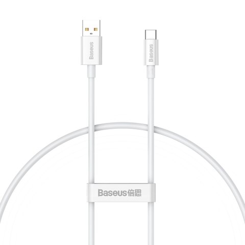 Baseus kabel Superior USB - USB-C 0,25m biały 100W Baseus kabel Superior USB - USB-C 0,25m biały 100W