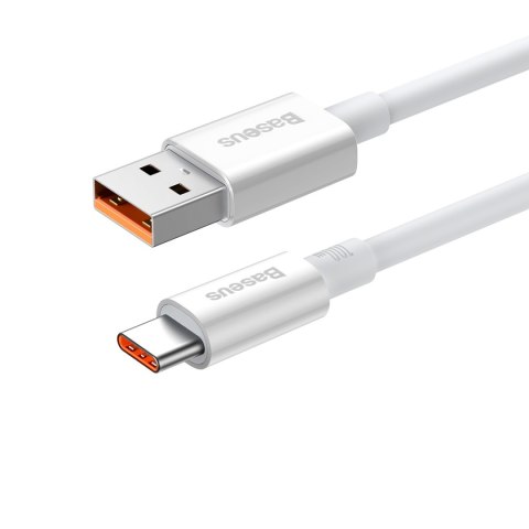 Baseus kabel Superior USB - USB-C 0,25m biały 100W Baseus kabel Superior USB - USB-C 0,25m biały 100W