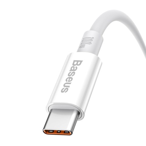 Baseus kabel Superior USB - USB-C 0,25m biały 100W Baseus kabel Superior USB - USB-C 0,25m biały 100W