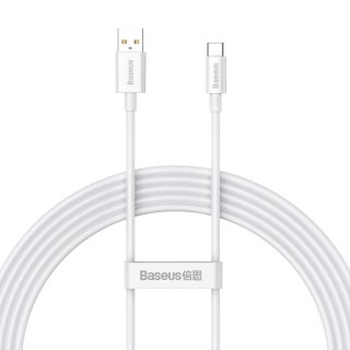 Baseus kabel Superior USB - USB-C 2,0m biały 100W