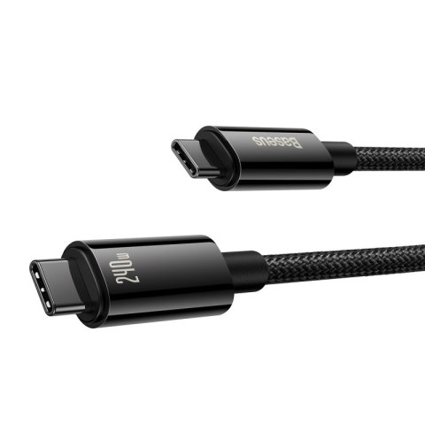 Baseus kabel Tungsten PD USB-C - USB-C 1,0m czarny 240W Baseus kabel Tungsten PD USB-C - USB-C 1,0m czarny 240W