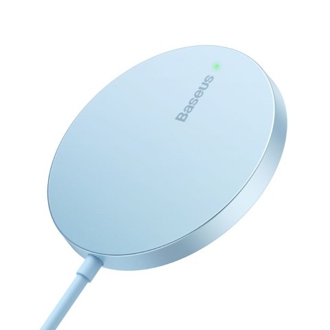 Baseus ładowarka indukcyjna Simple Mini 3 15W niebieski Baseus ładowarka indukcyjna Simple Mini 3 15W niebieski