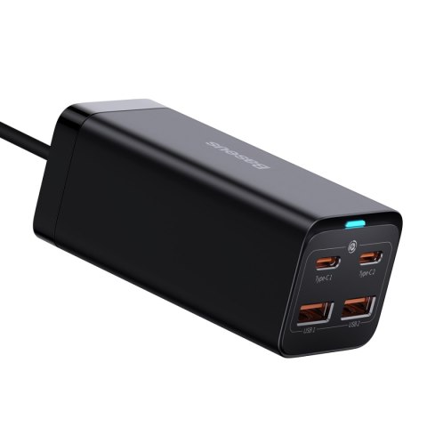 Baseus ładowarka sieciowa GaN3 Pro 100W 2x USB-C 2x USB czarna Baseus ładowarka sieciowa GaN3 Pro 100W 2x USB-C 2x USB czarna