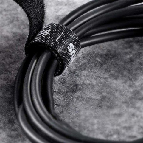 Baseus taśma rzepowa organizer 50cm czarna
