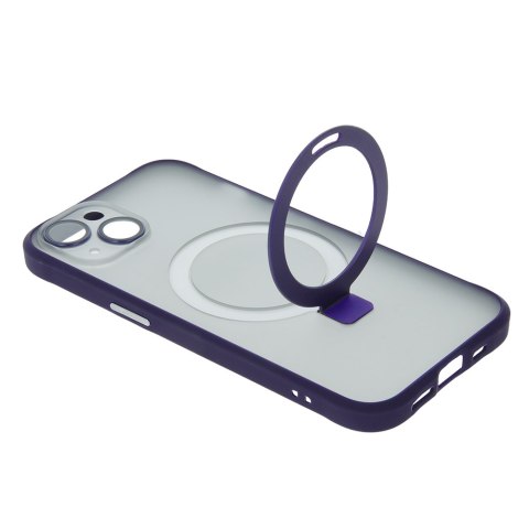 Nakładka Mag Ring do iPhone 15 Pro Max 6,7" fioletowa