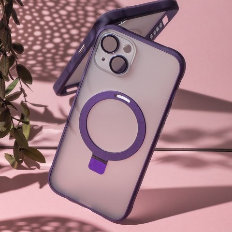 Nakładka Mag Ring do iPhone 15 Pro Max 6,7" fioletowa