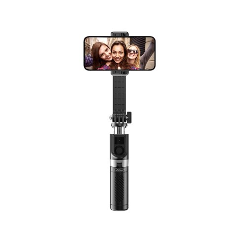 XO selfie stick Bluetooth tripod SS10 czarny 80cm XO selfie stick Bluetooth tripod SS10 czarny 80cm