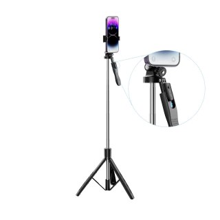 XO selfie stick Bluetooth tripod SS15 czarny 180cm