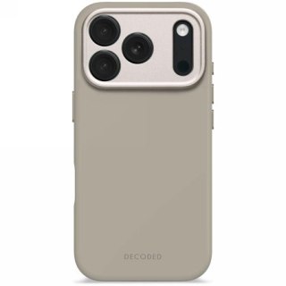 Etui Decoded AntiMicrobial Silicone Backcover z MagSafe na iPhone 17 Pro - beżowe