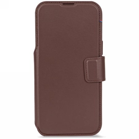 Etui Decoded Leather Backcover z MagSafe na iPhone 17 Pro Max - szara