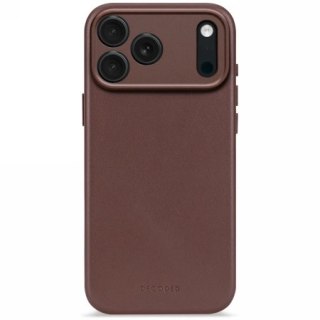 Etui Decoded Leather Backcover z MagSafe na iPhone 17 Pro - brązowe