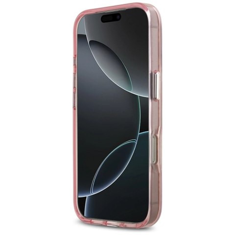 Etui Karl Lagerfeld IML Choupette Head Logo MagSafe na iPhone 17 Pro - różowe