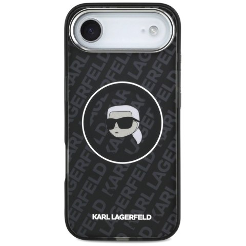 Etui Karl Lagerfeld IML Karl Head Logo MagSafe na iPhone 17 Air - czarne