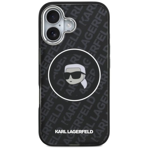 Etui Karl Lagerfeld IML Karl Head Logo MagSafe na iPhone 17 - czarne