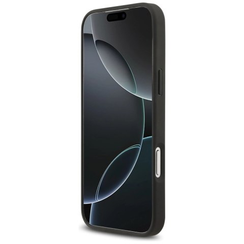 Etui Mercedes Leather Vintage Logo MagSafe na iPhone 17 Pro Max - beżowe