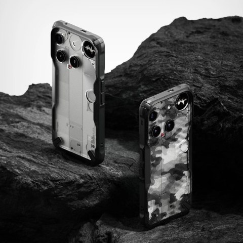 Etui Ringke Fusion X na Nothing Phone 3 - czarne