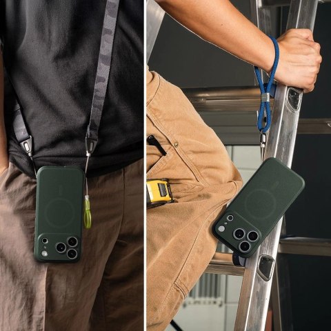 Etui Ringke Onyx Magnetic MagSafe na iPhone 17 Pro - zielone