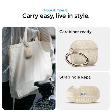 Etui Spigen Urban Fit na AirPods 3 - beżow