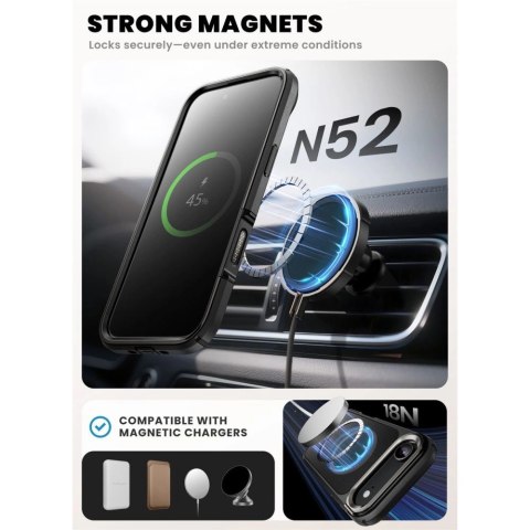 Etui Supcase IBLSN Ares Flip Mag MagSafe na iPhone 17 Air - czarne