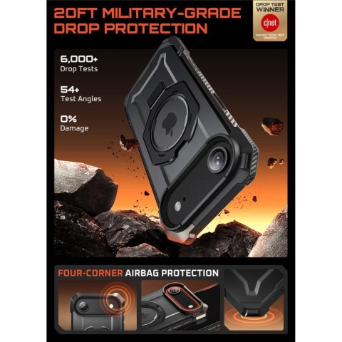 Etui Supcase UB Grip Mag MagSafe na iPhone 17 Air - czarne