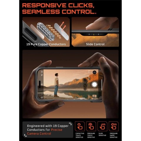 Etui Supcase UB Grip Mag MagSafe na iPhone 17 Pro Max - złote