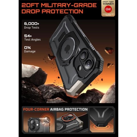 Etui Supcase UB Grip Mag MagSafe na iPhone 17 - czarne