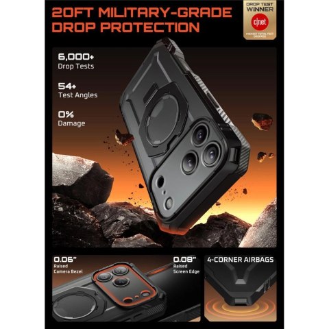 Etui Supcase UB Grip Pro Mag MagSafe na iPhone 17 Pro Max - czarne