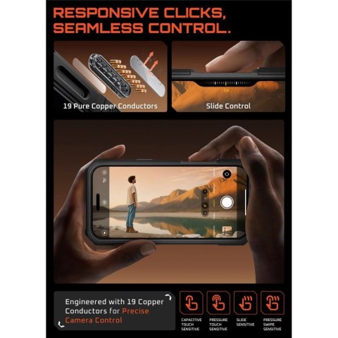 Etui Supcase UB Grip Pro Mag MagSafe na iPhone 17 Pro Max - czarne