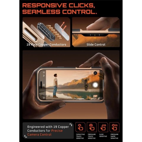 Etui Supcase UB Grip Pro Mag MagSafe na iPhone 17 Pro Max - złote