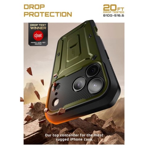 Etui Supcase UB Pro na iPhone 17 Pro Max - zielone