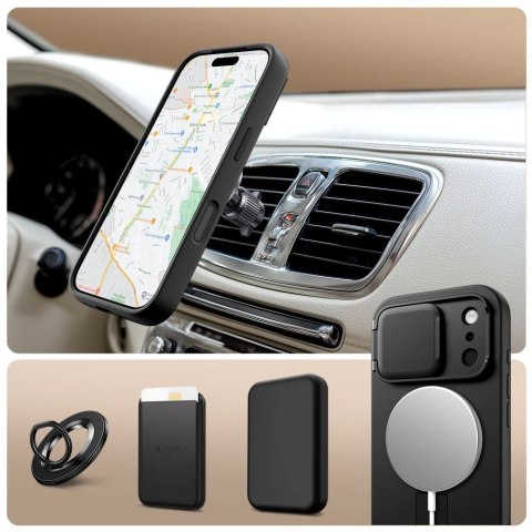 Etui Tech-Protect Kevlar Aura MagSafe na iPhone 17 Pro - czarne