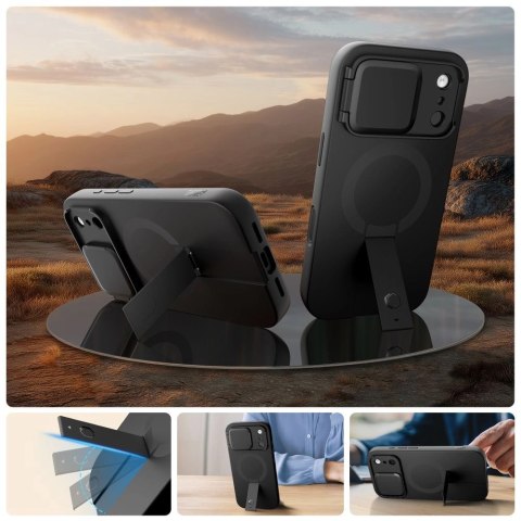 Etui Tech-Protect Kevlar Aura MagSafe na iPhone 17 Pro - czarne
