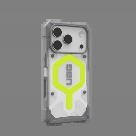 Etui UAG Pathfinder Clear MagSafe na iPhone 17 Pro - szaro-neonowe