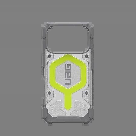 Etui UAG Pathfinder Clear MagSafe na iPhone 17 Pro - szaro-neonowe