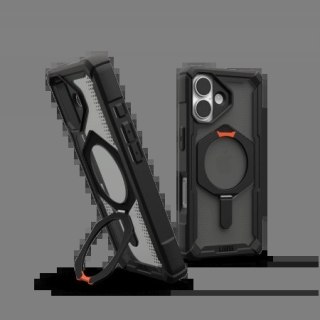 Etui UAG Plasma XTE MagSafe na iPhone 17 - czarno-pomarańczowe