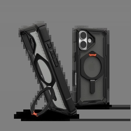 Etui UAG Plasma XTE MagSafe na iPhone 17 - czarno-pomarańczowe