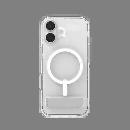 Etui ZAGG Crystal Palace Snap KS MagSafe z podstawką na iPhone 17 - przezroczyste