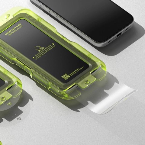 Szkło hartowane Ringke Easy Slide 2-pack na iPhone 17 Pro Max - czarne