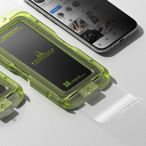 Szkło prywatyzujące Ringke Easy Slide 2-pack na iPhone 17 Air - czarne