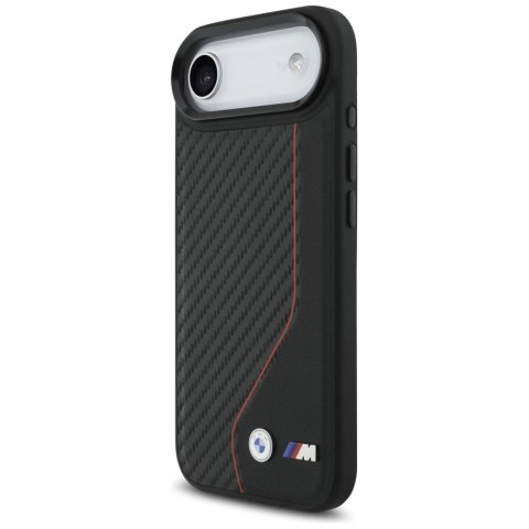 Etui BMW M Carbon Line & Logo MagSafe na iPhone Air - czerwone