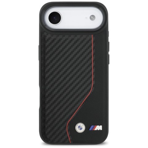 Etui BMW M Carbon Line & Logo MagSafe na iPhone Air - czerwone