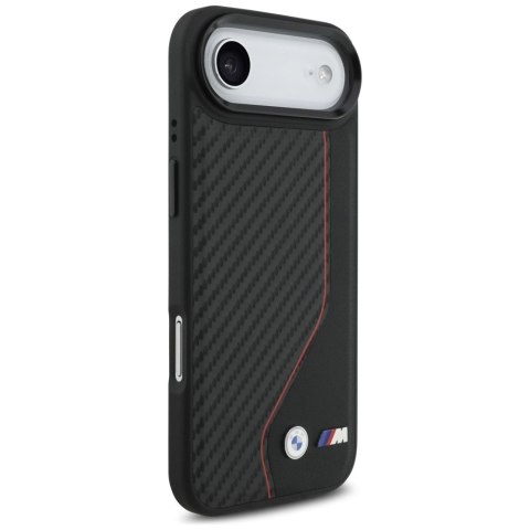 Etui BMW M Carbon Line & Logo MagSafe na iPhone Air - czerwone