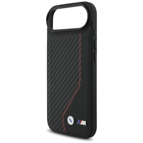 Etui BMW M Carbon Line & Logo MagSafe na iPhone Air - czerwone