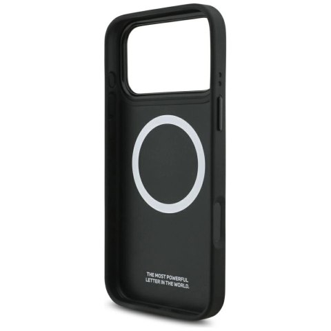Etui BMW M Carbon Logo MagSafe na iPhone 17 Pro Max - niebieskie