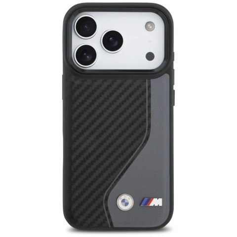 Etui BMW M Carbon Logo MagSafe na iPhone 17 Pro - grafitowe