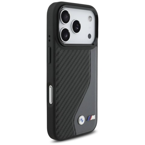Etui BMW M Carbon Logo MagSafe na iPhone 17 Pro - grafitowe