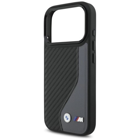 Etui BMW M Carbon Logo MagSafe na iPhone 17 Pro - grafitowe